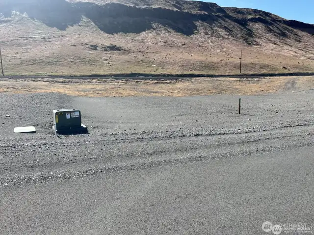 View of the lot looking towards the MT