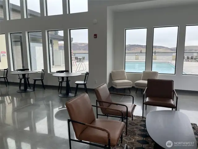 Lots of sitting in the clubhouse
