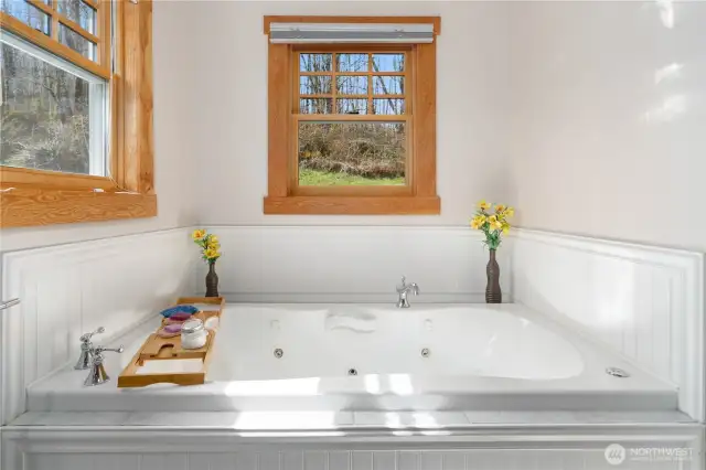Ahhhh....plus, an energy efficient hot water recirculating pump provides you with instant hot water.