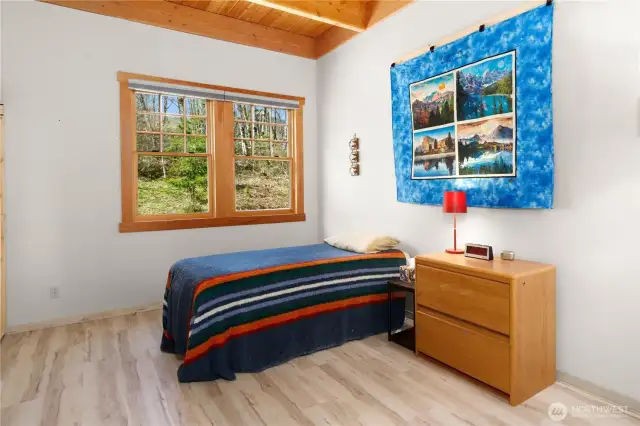 The guest bedroom.