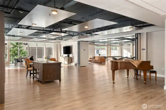 Truly the perfect escape when you need more space.   Let the Elton John in you come out at the grand piano.