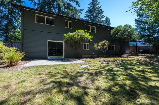 Backyard with Two Patios