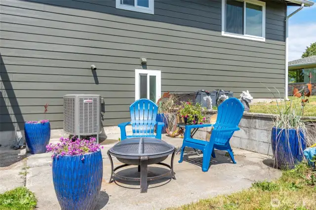 Backyard patio