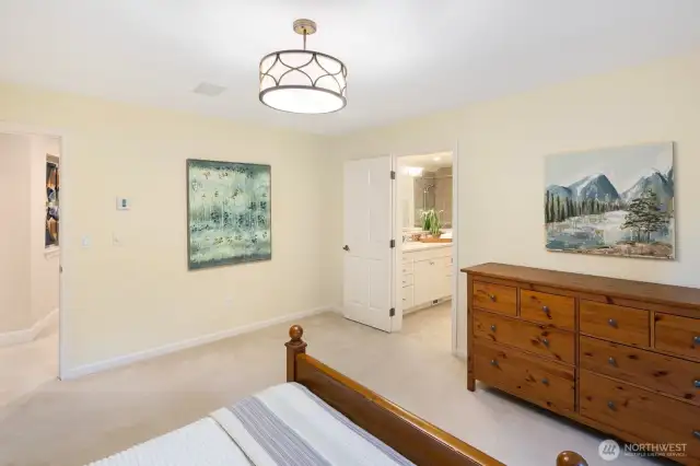 En-suite bedroom with attached bath.