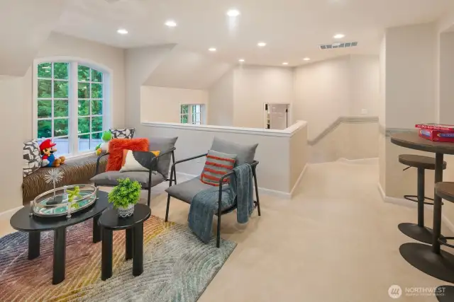 Flex space used for game room or?