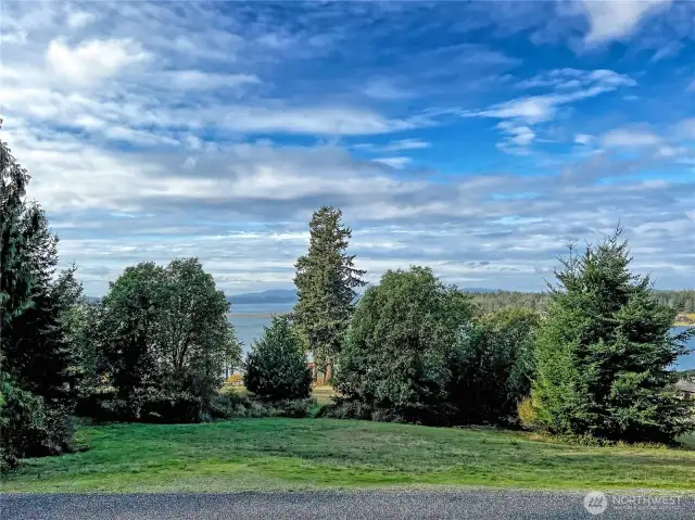 Top of property looking west