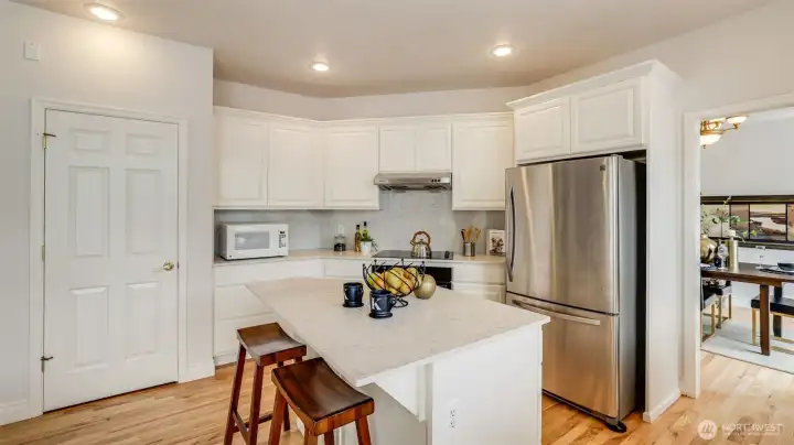 Tons of storage in this kitchen plus a large walk-in pantry!