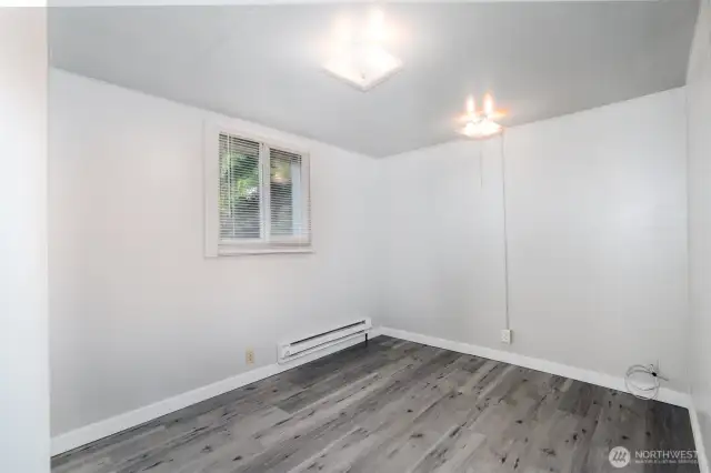 larger bedroom near back of home