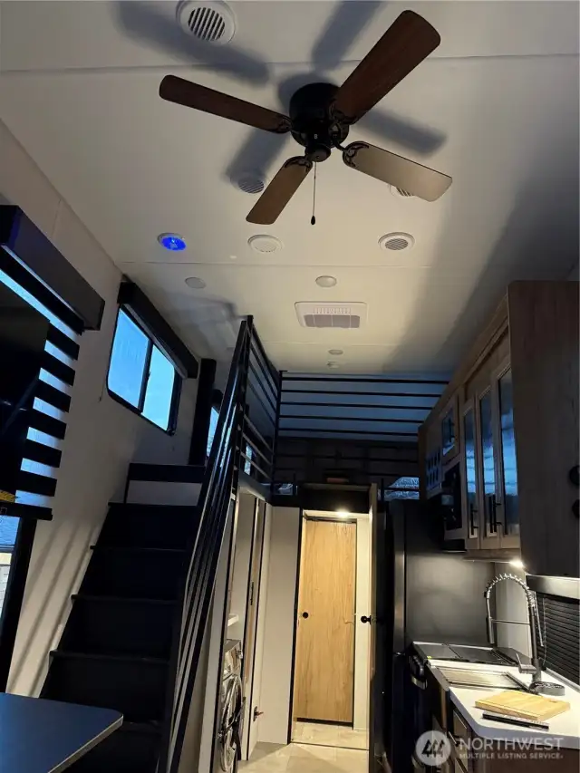 tiny house stairs to loft