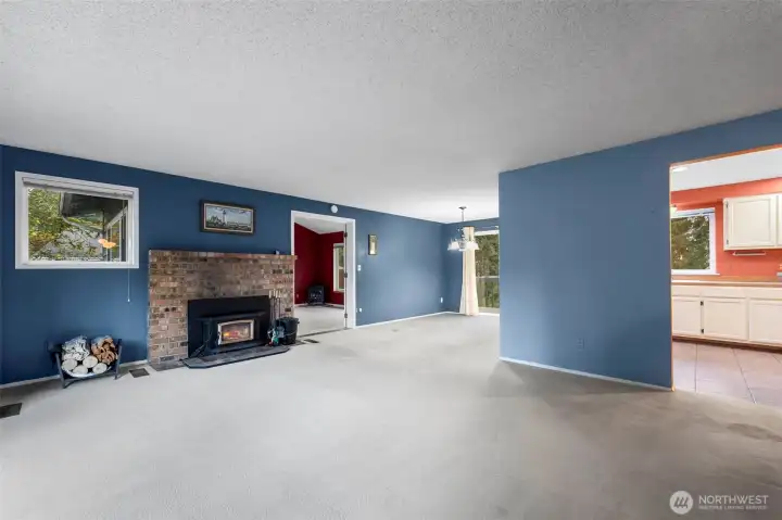 Large upstairs living room