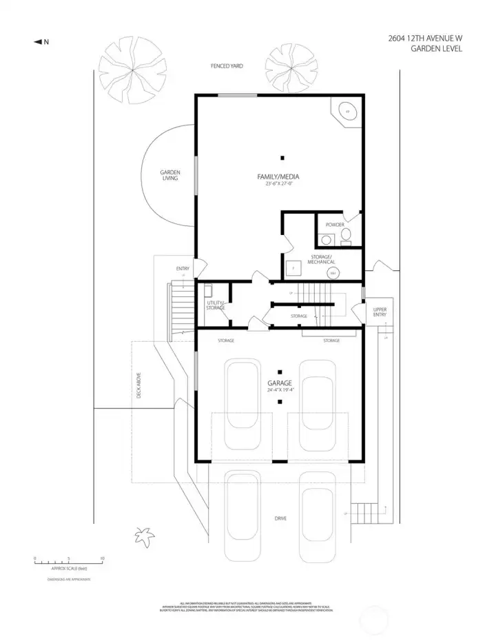 Garden Level floor plan is a dramatic departure from the dank basements found in so many traditionally styled revival homes this community is filled with and rightly proud of. Here, full-size windows, private entry, oversized bedroom, bath, and expansive living/dining area create a bright, versatile level—ideal for guest suite, offices, or potential ADU.