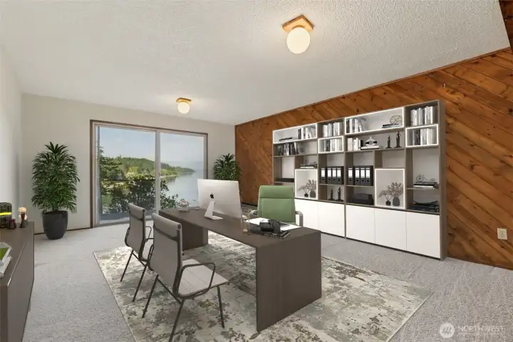 Bed room 3 with home office set up with its own private entrance