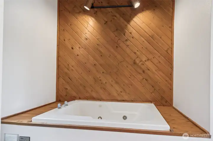 The jetted tub