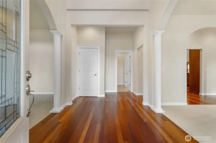 Entry on the main level