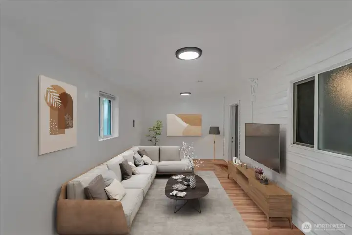 Additional room/living room/play room/gym room