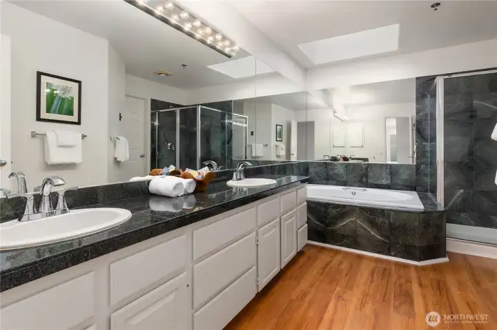 Primary suite bathroom