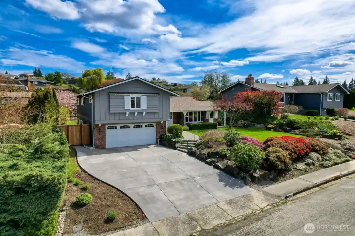 Charming curb appeal on a sought-after street.