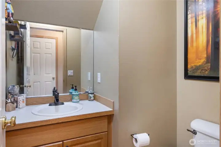 Main floor half bath