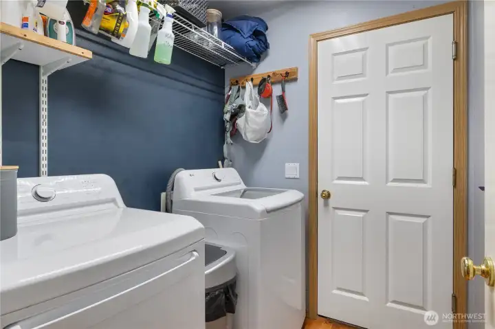 Main floor utility room