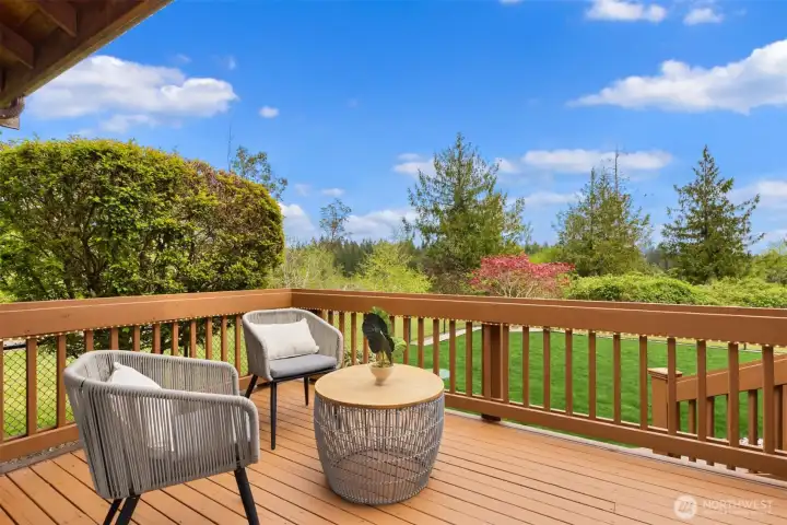 A wonderful place to greet the morning! Sun salutations, anyone?