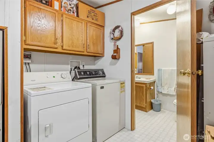 Laundry room.