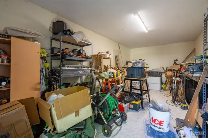 Workshop area of the shop.