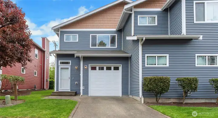Built in 2006, this well-maintained 2-bedroom, 2.5-bath condo offers 1,199 sq ft of comfortable living space with modern style, an attached garage, and inviting curb appeal.