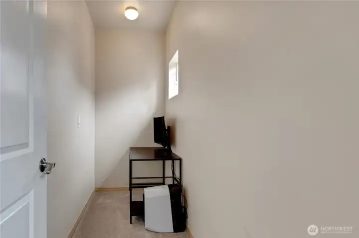 Versatile additional room ideal for a hobby space, home office, or extra storage with closet space for added convenience.
