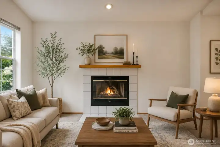 Virtually Staged   Living Rm