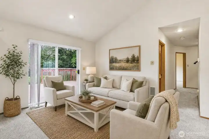 Virtually Staged   Family Room