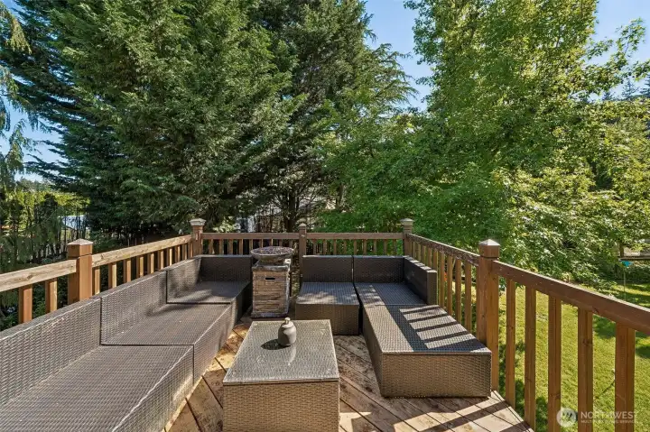 Deck off the primary suite