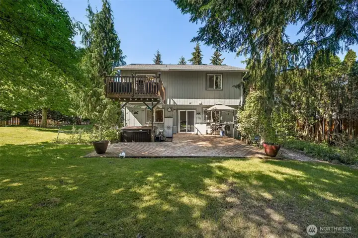 View of the back of the house