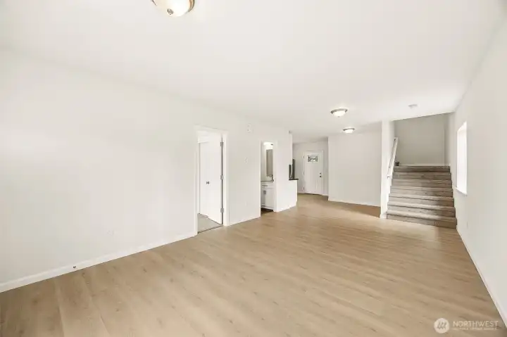 Living and Dining Room (main level)