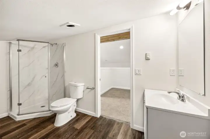 Updated Bathroom (upper level)