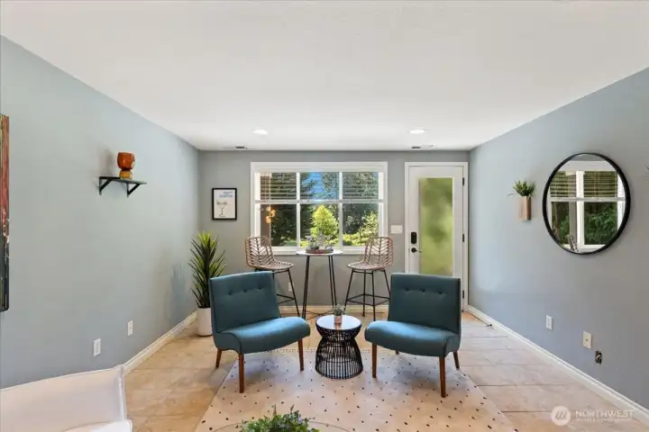 This bonus room would be perfect for a game room for kids since the two bedrooms are also on the same floor.