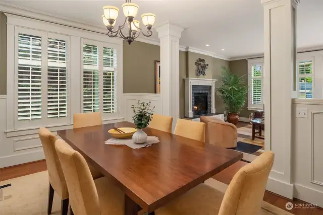 This home has a formal dining room with great wall space for your favorite art.