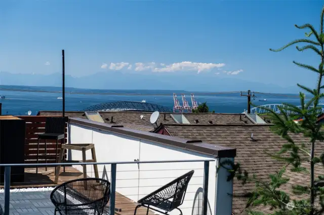 View of Elliot Bay and Olympic Mountains