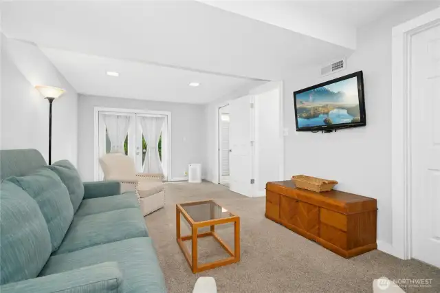 Walk-in closet and 3/4 bath complete this suite.