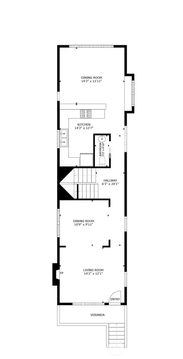 Main Floor of Home - Tons of space here!