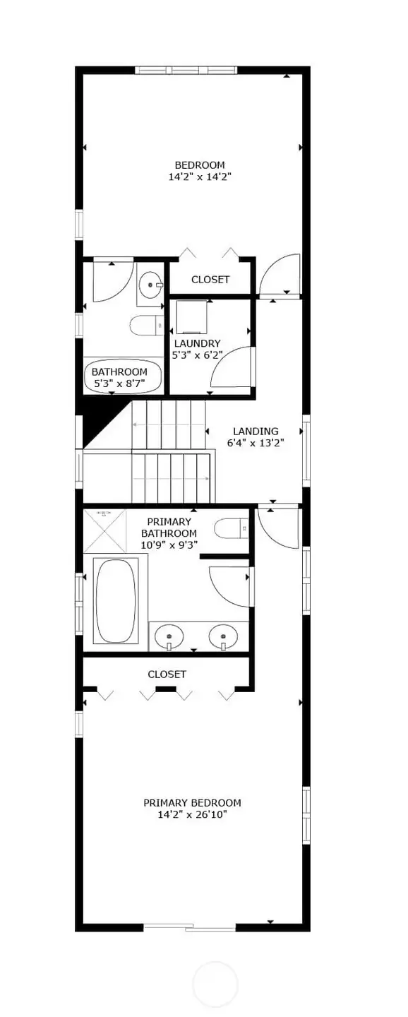 Upper Level- 2 En-suites and Laundry Room