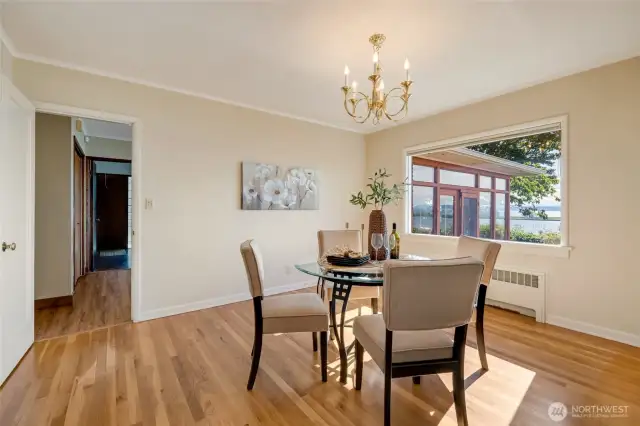 Formal dining room.