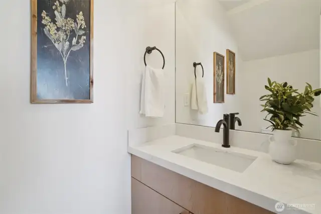 Half bath on main floor