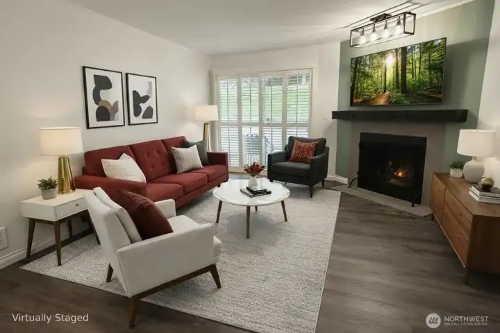 Many options for furniture layout