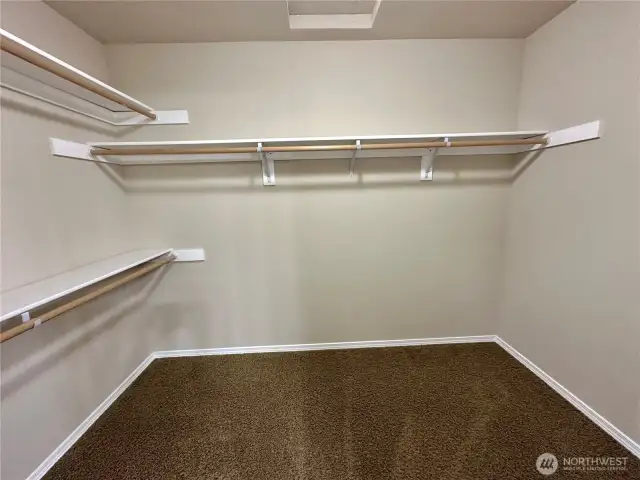 Large Primary walk-in closet