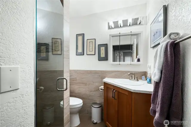 3/4 bath.