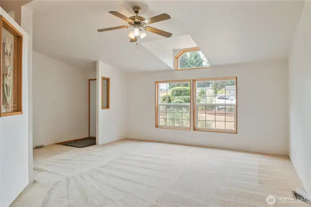 Newly painted interior