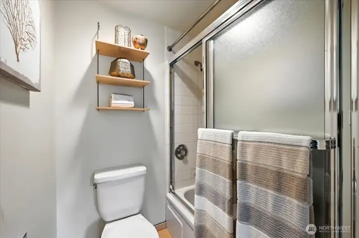 Full bath ensuite.