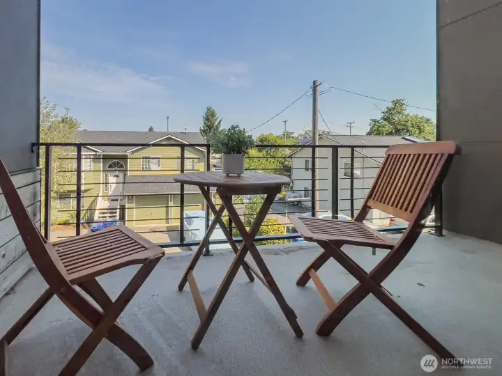 Cozy porch right off main living