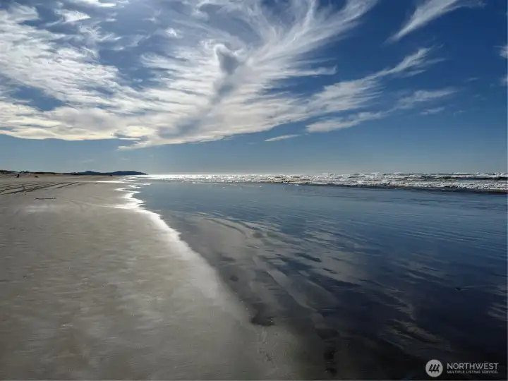 Ocean beach is a short walk away
