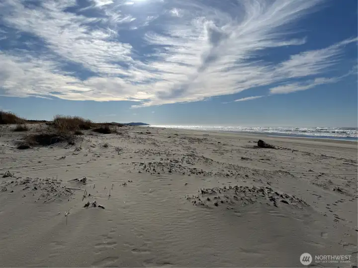 Ocean beach is a short walk away